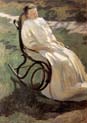 lady in a rocking chair